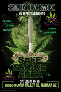 $20 All you can smoke we provide everything 